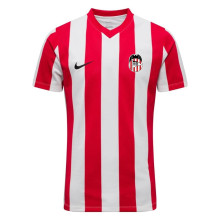 Striped Division V m/c C.D.Acero Shirt White-University Red-White