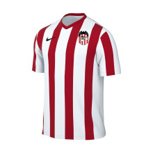 Striped Division V m/c Niño C.D.Acero Shirt White-University Red-White