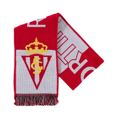 Sporting Gijón 2025-2026 Dikke strepen Sjaal