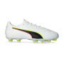 King 20 Match FG/AG-Puma White-Glowing Red-Yellow Alert