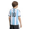 adidas Messi Argentinië Eerste Uitrusting WK 2026 Kind Shirt