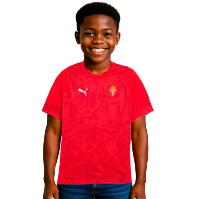 Kinderen Sporting Gijon 2025-2026 Training T-Shirt
