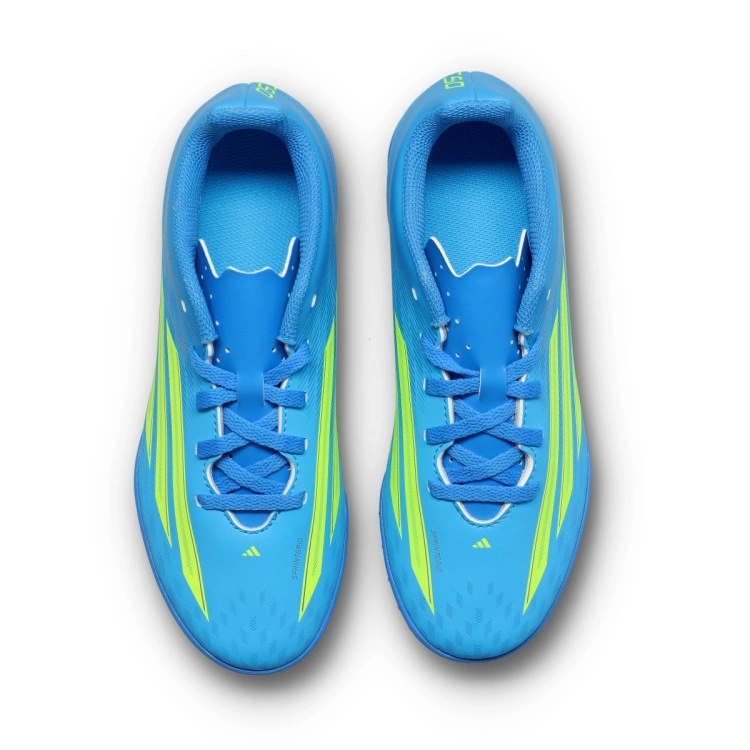 bota-adidas-f50-club-turf-nino-azul-5