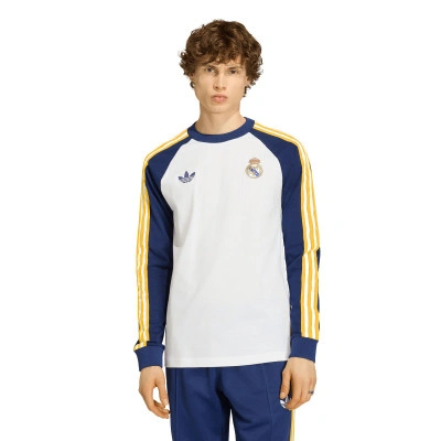 Real Madrid Originals Collection Lange Mouw Fanswear 2025-2026 T-Shirt