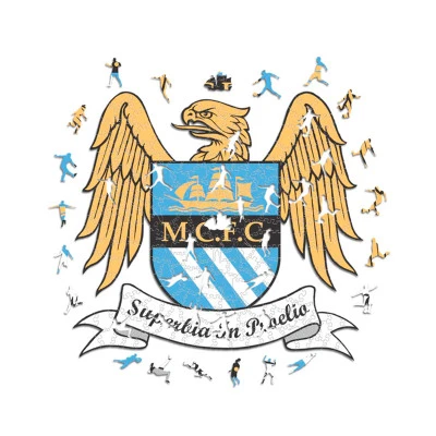 Man Plaats Escudo Retro Puzzel Mader (150 Piezas)