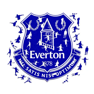 Everton Crest Houten Puzzel (150 Stuks)