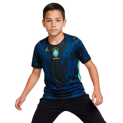 Brazilië Uittenue Wereldbeker 2026 Kinderen Shirt