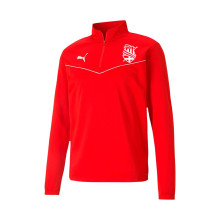 teamRISE Niño CE MANRESA Sweatshirt Rood-Wit