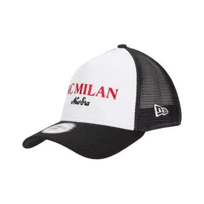 AC Milan Cappellino E-Frame Trucker Wordmark Nero Pet