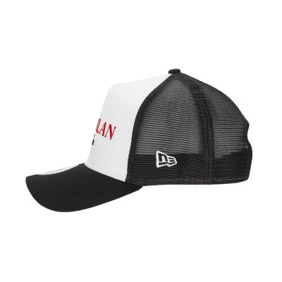 AC Milan Cappellino E-Frame Trucker Wordmark Nero Pet
