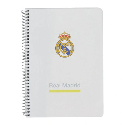 Libreta cuarto 80 h. tapas duras 1diseñ Real Madrid equip. 25/26 Notitieboek