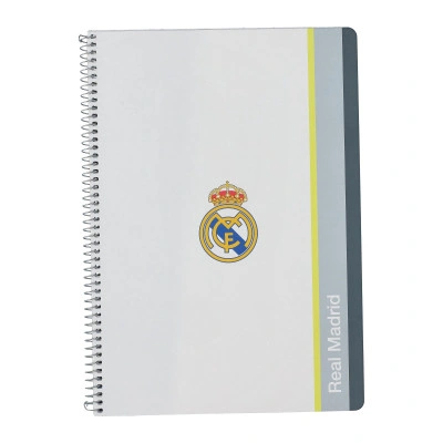 Folio tapa dura Real Madrid 80 hojas Notitieboek