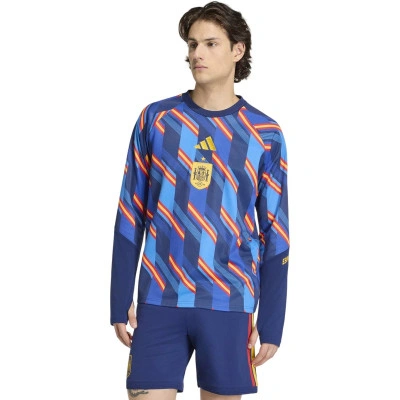 Spanje Pre-Match Home L/S Wereldbeker 2026 T-Shirt