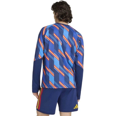 Spanje Pre-Match Home L/S Wereldbeker 2026 T-Shirt