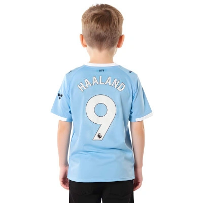 Kinderen Manchester Plaats 2025-2026 Haaland Thuis Shirt