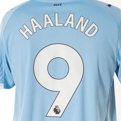Kinderen Manchester Plaats 2025-2026 Haaland Thuis Shirt