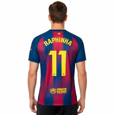 Raphinha FC Barcelona Primera Equipación 2025-2026 Shirt