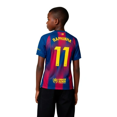 Raphinha FC Barcelona Thuisshirt 2025-2026 Kind Shirt