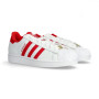 Superstar II-White-Better Scarlet-Gold Metallic