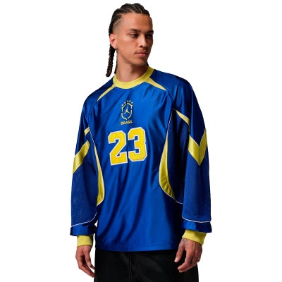 Brazilië x Jordan Fanswear Wereldbeker 2026 T-Shirt