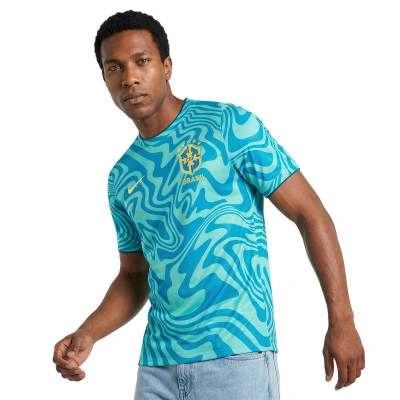 Brazilië Pre-Match Wereldbeker 2026 T-Shirt