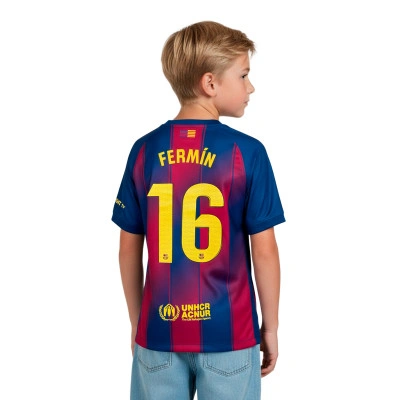 Fermín FC Barcelona Thuisshirt 2025-2026 Kind Shirt