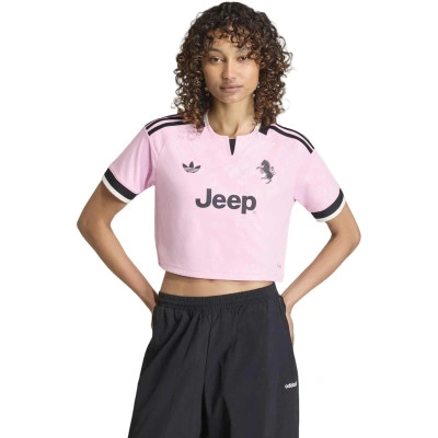 Crop-top Juventus Uittenue 2026-2027 Vrouw Shirt