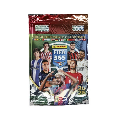 Megapack Fifa 365 2025-2026 (caderneta + 4 saquetas )
