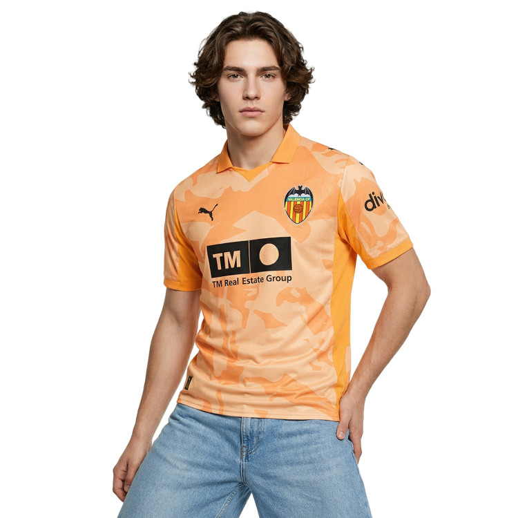 Shirt Puma Valencia Retro speeldag 2025-2026 Oranje - Fútbol Emotion