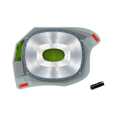3D Stadionpuzzel San Mamés Ath Bilbao