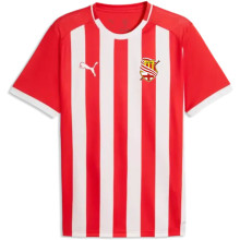 team Liga 26 Striped CE MANRESA 1a eqi jugador base Shirt Red-White