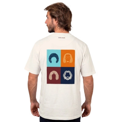 1990 Legends Faces Off White T-Shirt