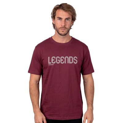 1990 Legends Faces Burgundy T-Shirt