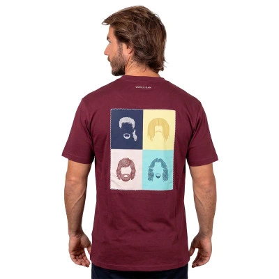 1990 Legends Faces Burgundy T-Shirt