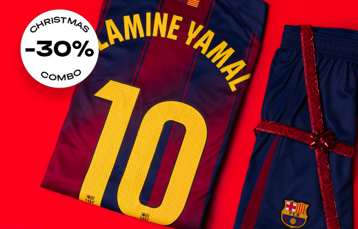 Korte broek: -30% bij aankoop van het officiële shirt.